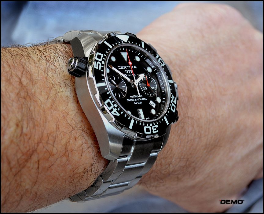 Ds action diver chronograph on sale automatic